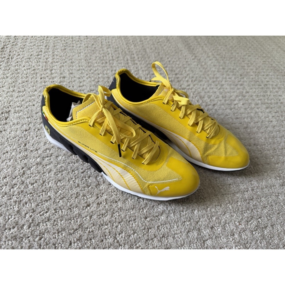 PUMA Men's SpeedCat Superlt Low SF Sneaker Yellow Ferrari Sz 7